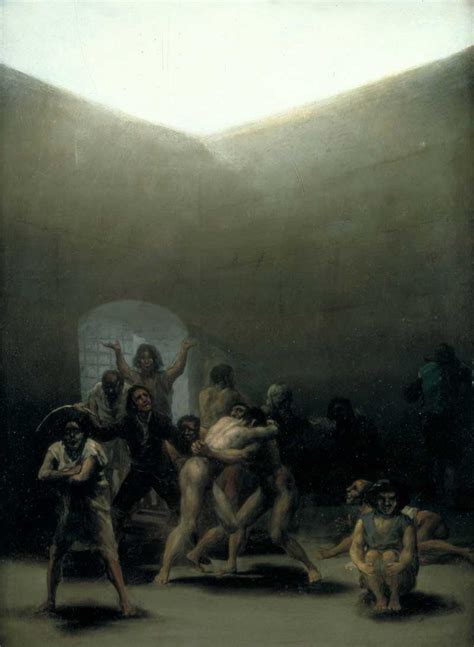 Yard with Lunatics, Francisco de Goya y Lucientes.